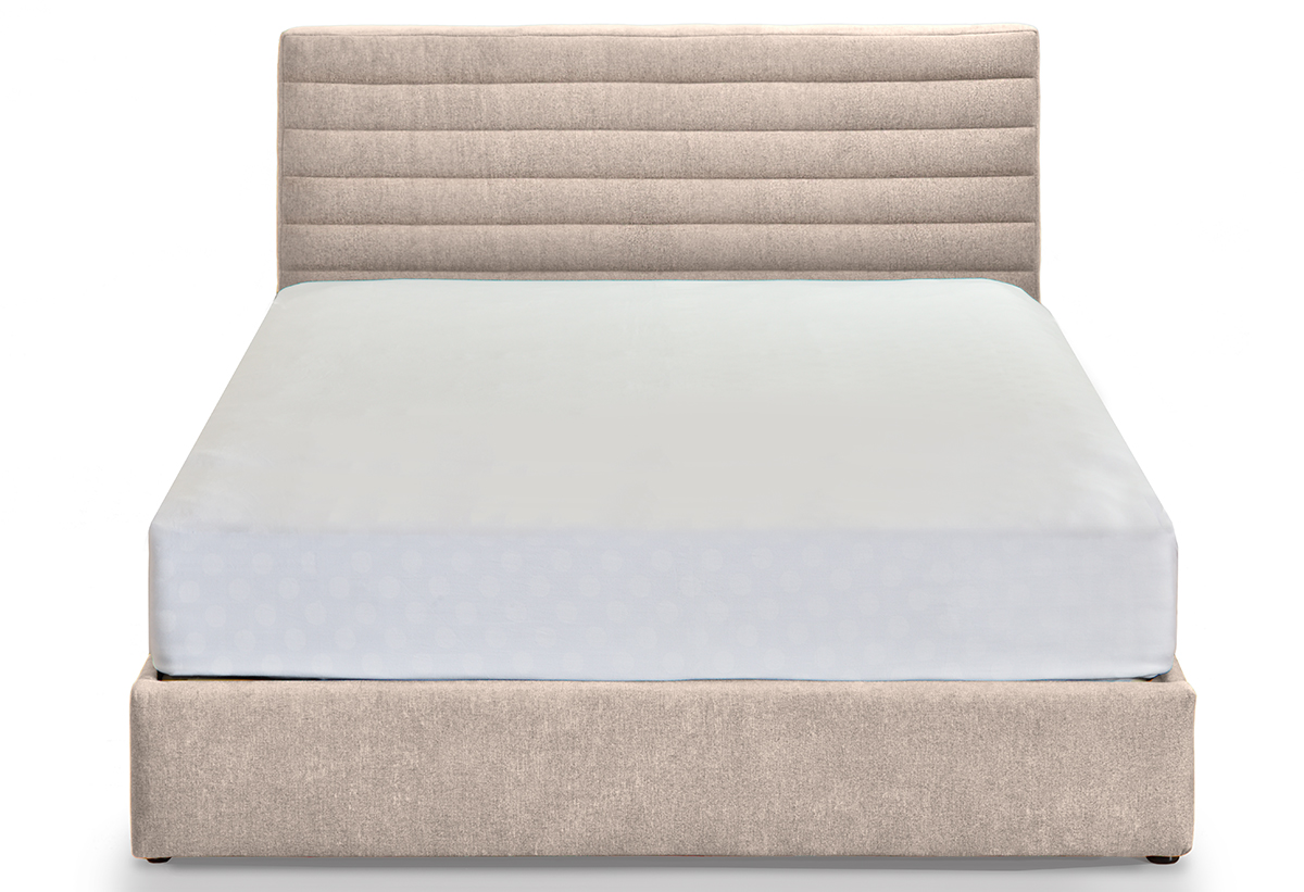 Απεικονίζεται το κεφαλάρι του κρεβατιού.